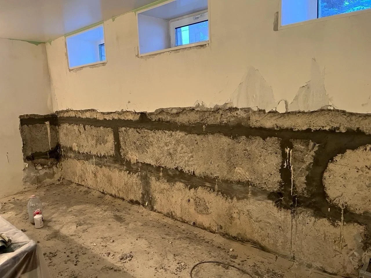 Инъектирование межблочных швов